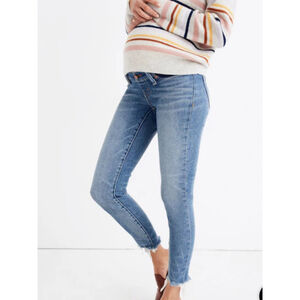 Madewell Maternity k2483 Skinny Jeans Stretch Side Cordova Wash Adjustable Waist